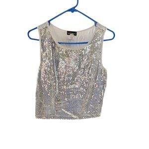Sequined tank top from wet seal